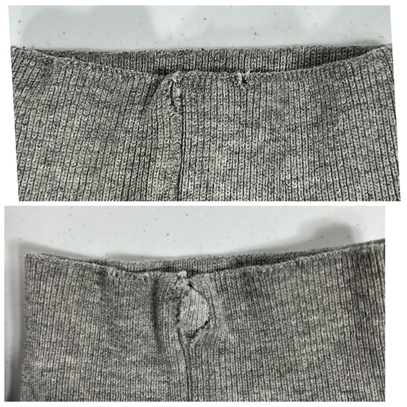 VTG 90s Roots Athletics SNL Hoodie XXL Gray Stitched DISTRESSED Thrashed Grunge - Picture 10 of 16